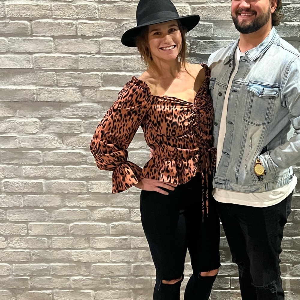 Nasty Gal Leopard Ruched Top - Picture 6 of 6
